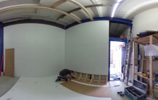 Montage der Hohlkehle