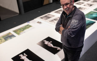Hanspeter Füllemann in der Ausstellung