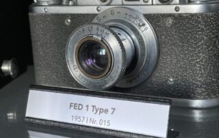 Bild aus der Kamerasammlung. Labelhalter für die Kamerasammlung. Modell für 3D-Druck