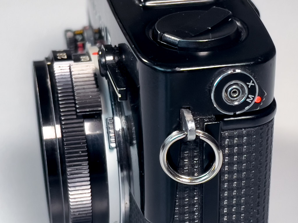 Olympus Pen FT Blitzsynchronbuchse