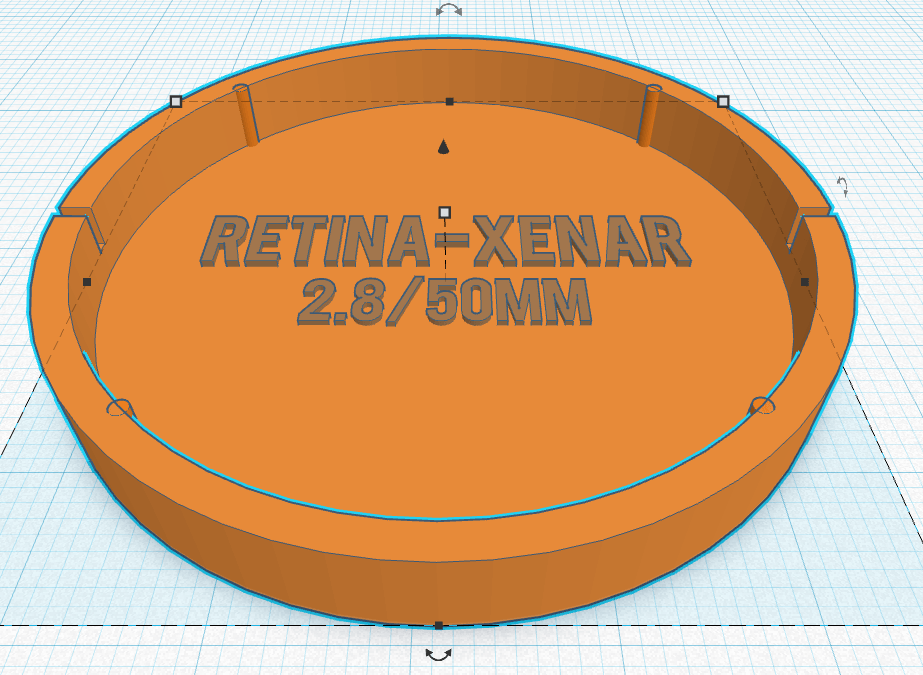3D-Modell für das Objektiv Retina Xenar 2.8/50mm