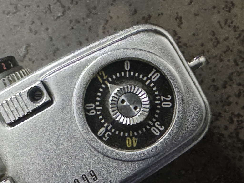 Olympus Pen (Model 3) Zaehlwerk Das Filmzählwerk der Olympus Pen (Model 3) im Detail.