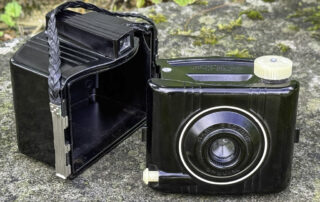 Kodak Baby Brownie Special mit abgenommener Rückwand.