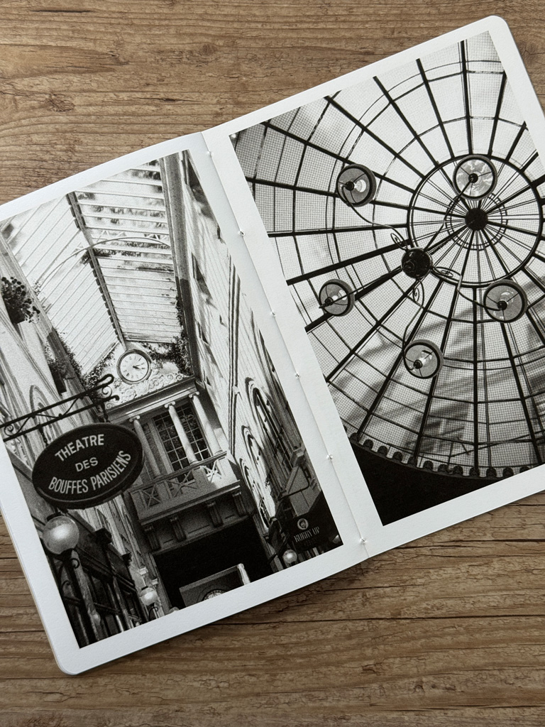 Beispiel Doppelseite des MiniZine Zurich Wide